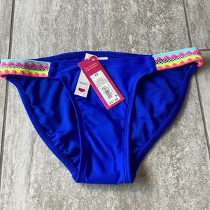 Xhiliration,XS,blue,hipster,swimwear for women
